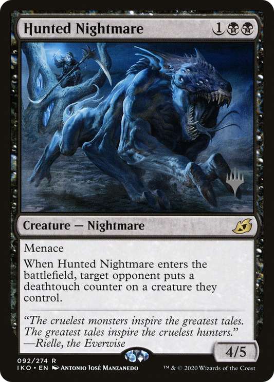 Hunted Nightmare (Promo Pack) [Ikoria: Lair of Behemoths Promos] Foil