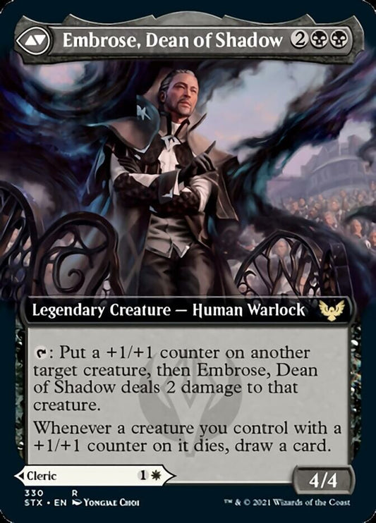 Shaile, Dean of Radiance // Embrose, Dean of Shadow (Extended Art) [Strixhaven: School of Mages] Foil