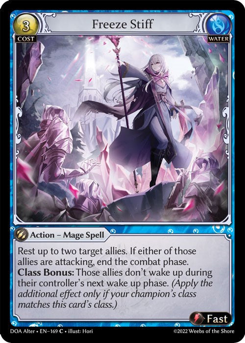 Freeze Stiff (169) [Dawn of Ashes: Alter Edition] Foil
