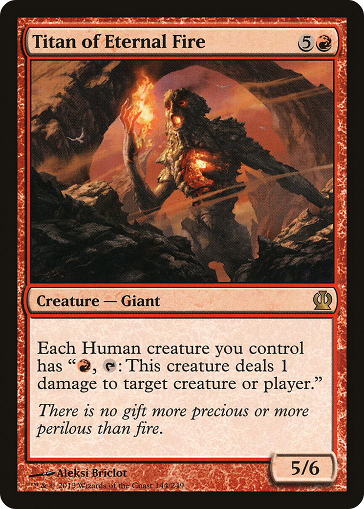 Titan of Eternal Fire (144) Foil - Theros