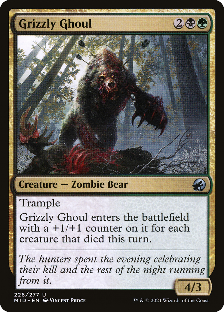 Grizzly Ghoul [Innistrad: Midnight Hunt] Foil