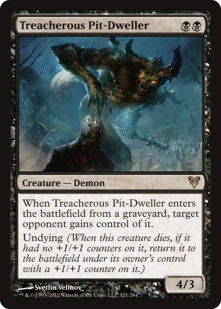 Treacherous Pit-Dweller [Avacyn Restored] Foil