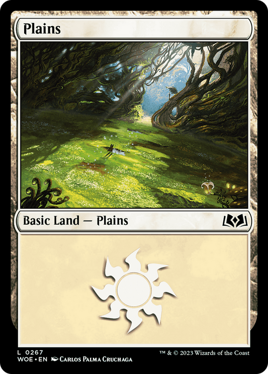 Plains (0267) [Wilds of Eldraine] Foil