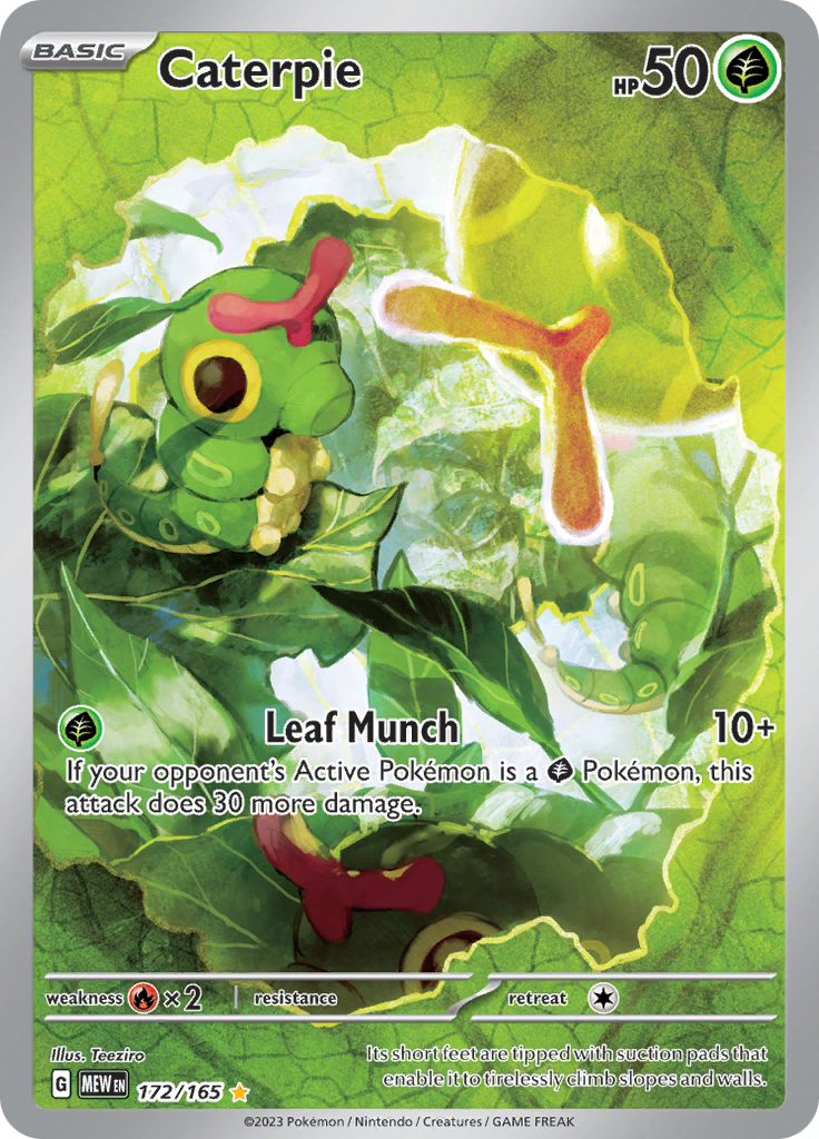 Caterpie (172/165) [Scarlet & Violet: 151] | Silver Goblin