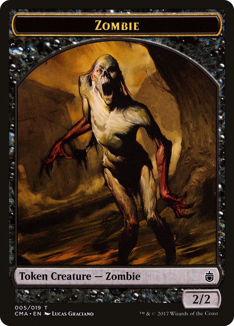 Zombie Token [Commander Anthology Tokens] | Silver Goblin