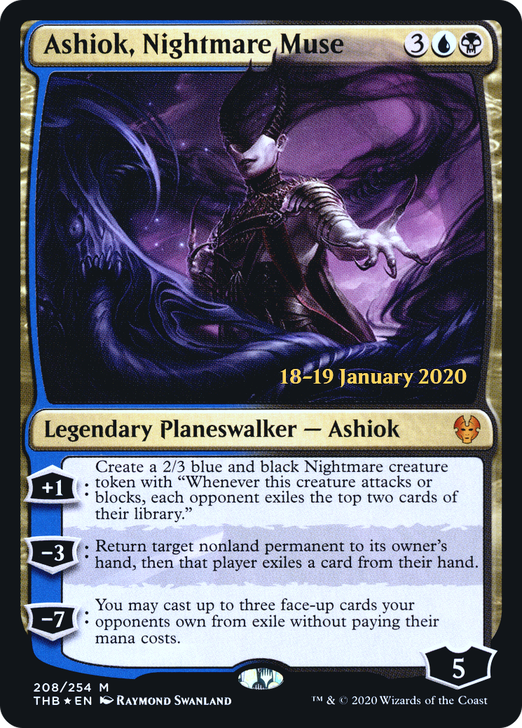 Ashiok, Nightmare Muse [Theros Beyond Death Prerelease Promos] | Silver Goblin