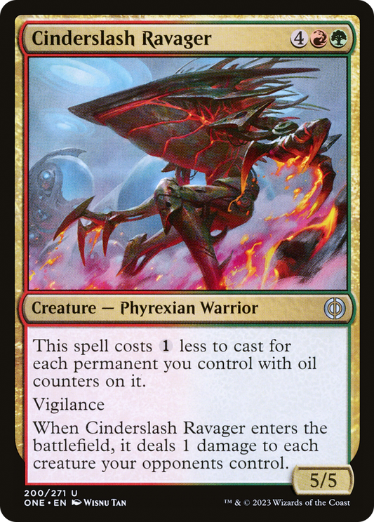 Cinderslash Ravager [Phyrexia: All Will Be One]