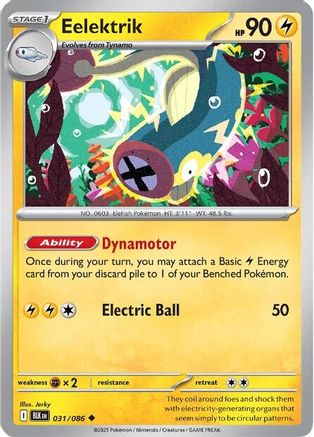 Eelektrik (31) Reverse Holofoil - Black Bolt