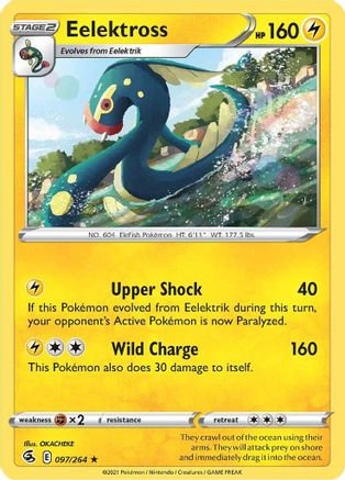 Eelektross (97) Reverse Holofoil - Fusion Strike