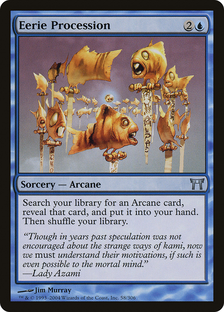 Eerie Procession (058) Foil - Champions of Kamigawa