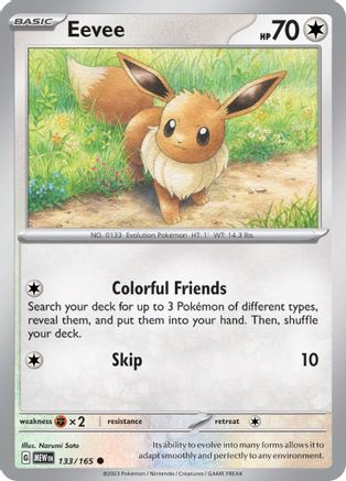 Eevee (133) Reverse Holofoil - 151