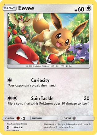 Eevee (48) Holofoil - Hidden Fates