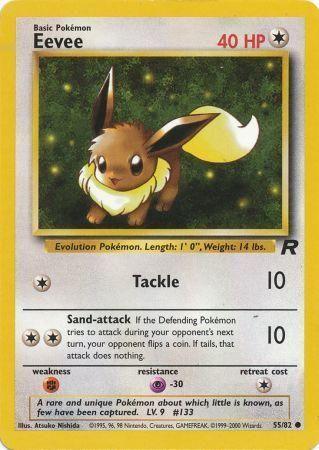 Eevee (55) (Unlimited) - Team Rocket