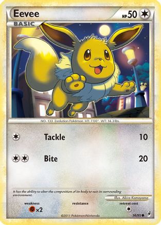 Eevee (56) Reverse Holofoil - Call of Legends