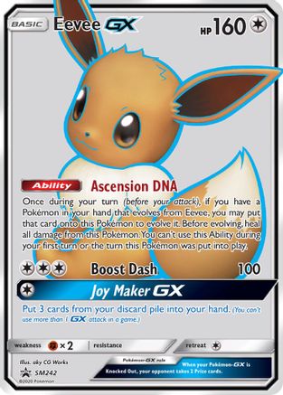 Eevee GX (Full Art) (SM242) Holofoil - Black Star Promos