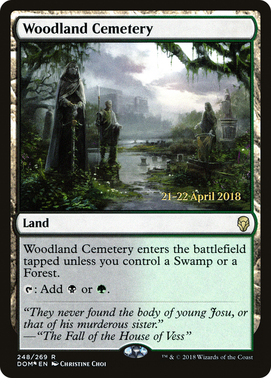 Woodland Cemetery [Dominaria Prerelease Promos]