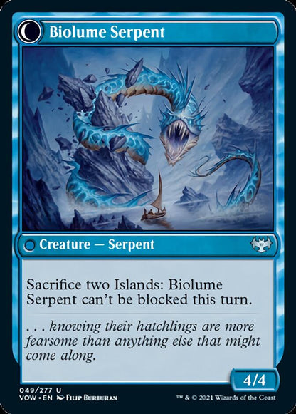 Biolume Egg // Biolume Serpent [Innistrad: Crimson Vow] Foil