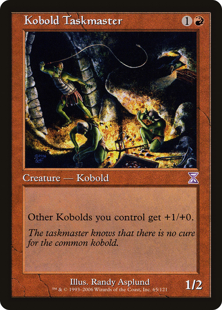 Kobold Taskmaster [Time Spiral Timeshifted] Foil