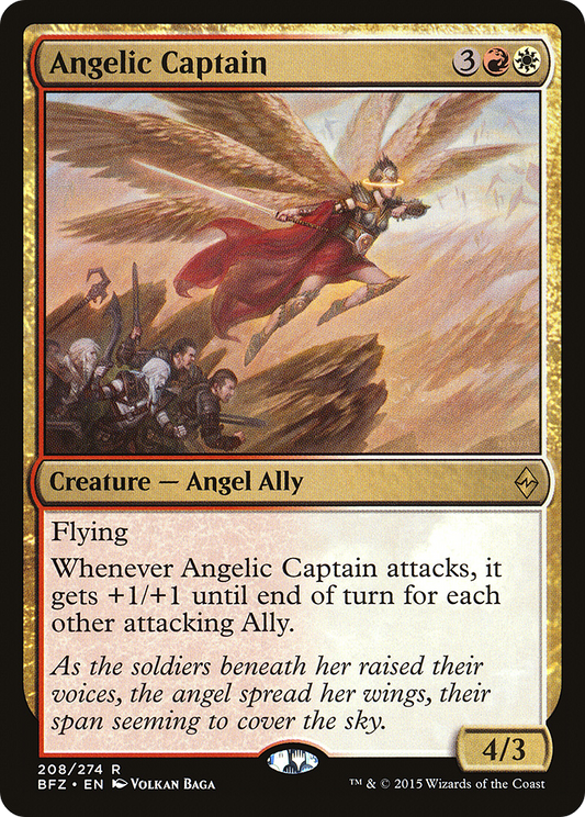 Angelic Captain [Battle for Zendikar] Foil