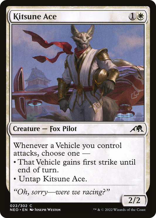 Kitsune Ace [Kamigawa: Neon Dynasty] Foil