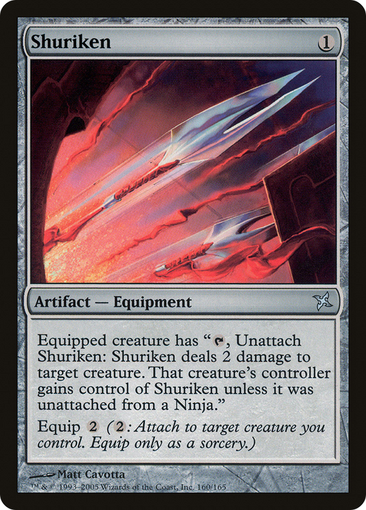 Shuriken [Betrayers of Kamigawa] Foil