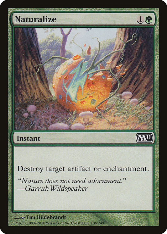 Naturalize [Magic 2011] Foil