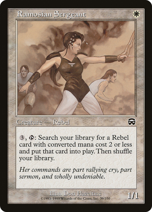 Ramosian Sergeant [Mercadian Masques] Foil