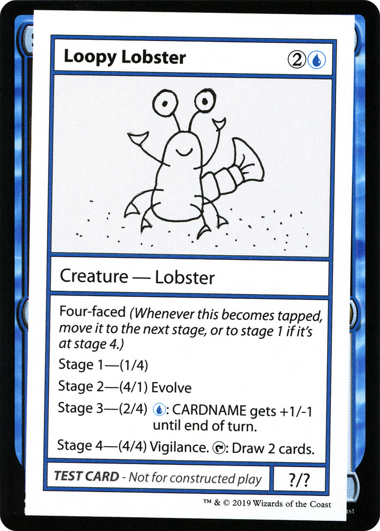 Loopy Lobster (2021 Edition) [Mystery Booster Playtest Cards]