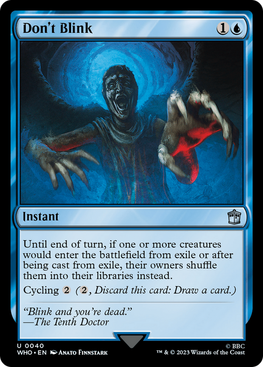 Don't Blink [Doctor Who] Foil