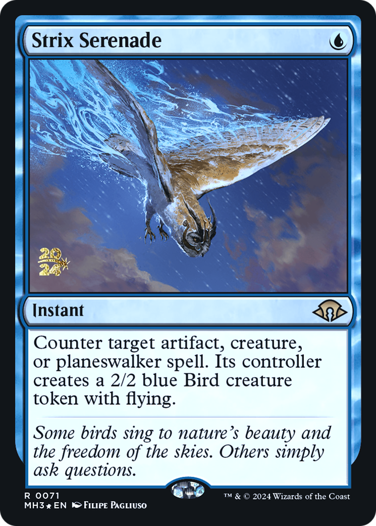 Strix Serenade (071) Foil - Modern Horizons 3 Promos