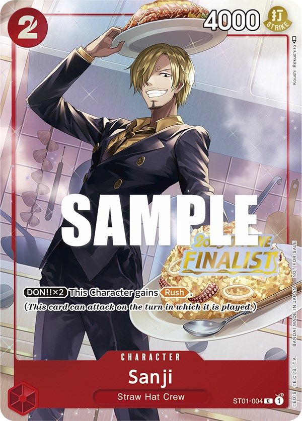 Sanji (Offline Regional 2023) [Finalist] [One Piece Promotion Cards] | Silver Goblin