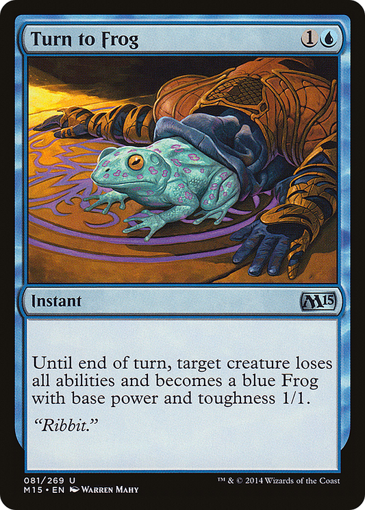 Turn to Frog [Magic 2015] Foil