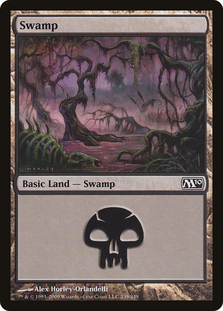 Swamp (239) [Magic 2010] Foil