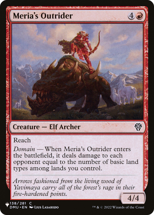 Meria's Outrider (DMU-138)