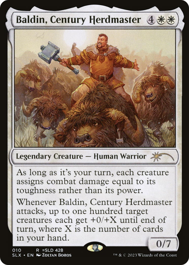 Baldin, Century Herdmaster [Secret Lair: Universes Within] | Silver Goblin