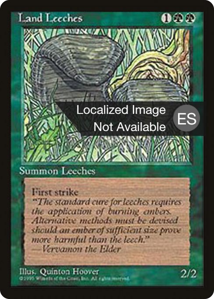 Land Leeches [Fourth Edition (Foreign Black Border)] | Silver Goblin