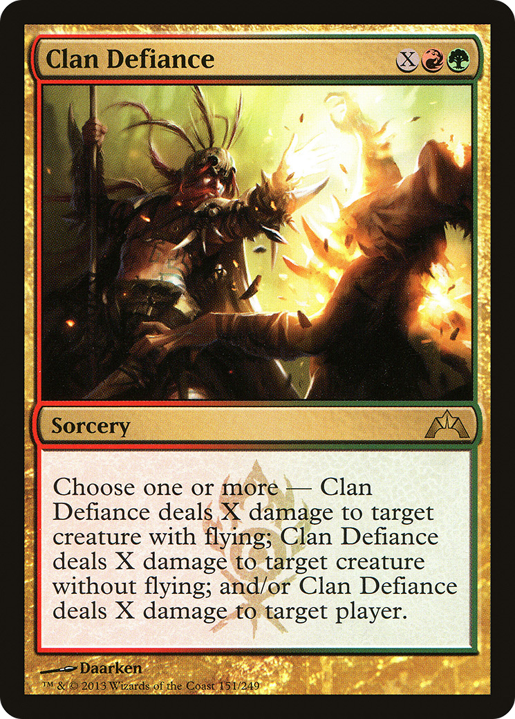 Clan Defiance [Gatecrash] Foil