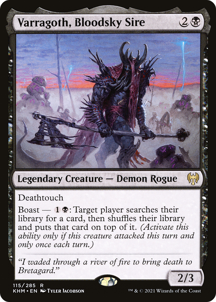 Varragoth, Bloodsky Sire [Kaldheim] Foil