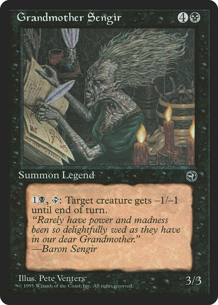 Grandmother Sengir [Homelands] | Silver Goblin