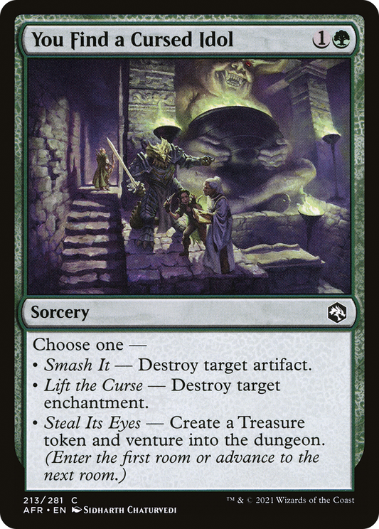 You Find a Cursed Idol [Dungeons & Dragons: Adventures in the Forgotten Realms] Foil