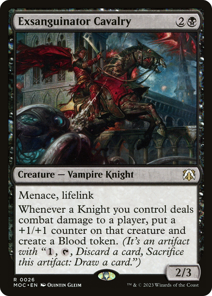 Exsanguinator Cavalry [March of the Machine Commander]