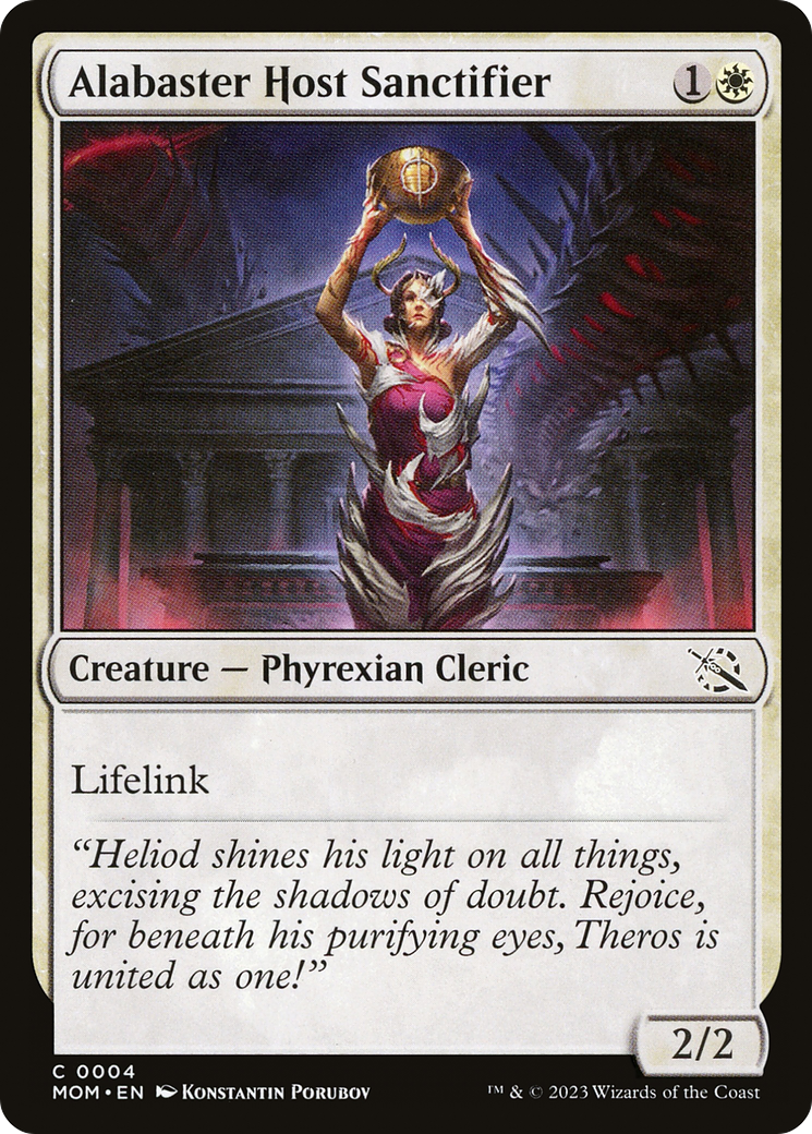 Alabaster Host Sanctifier [March of the Machine] Foil