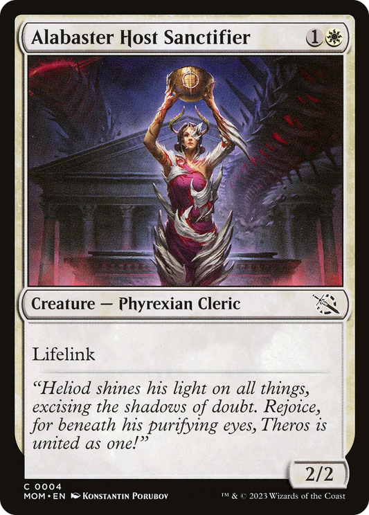 Alabaster Host Sanctifier [March of the Machine] Foil