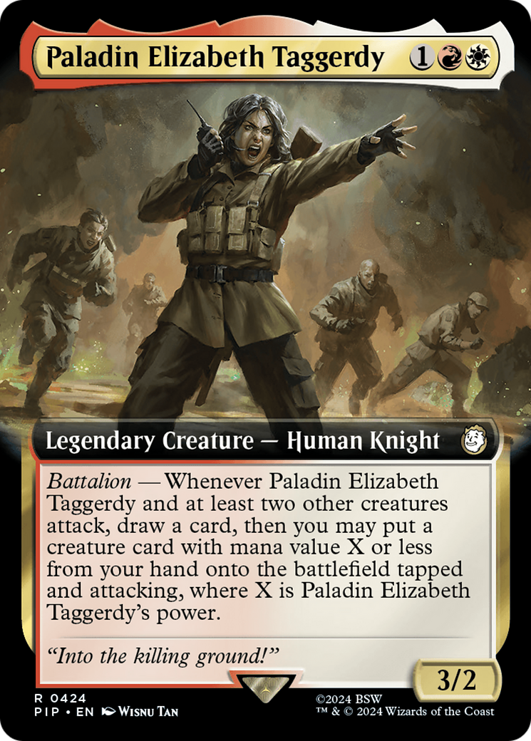 Paladin Elizabeth Taggerdy (Extended Art) [Fallout] | Silver Goblin