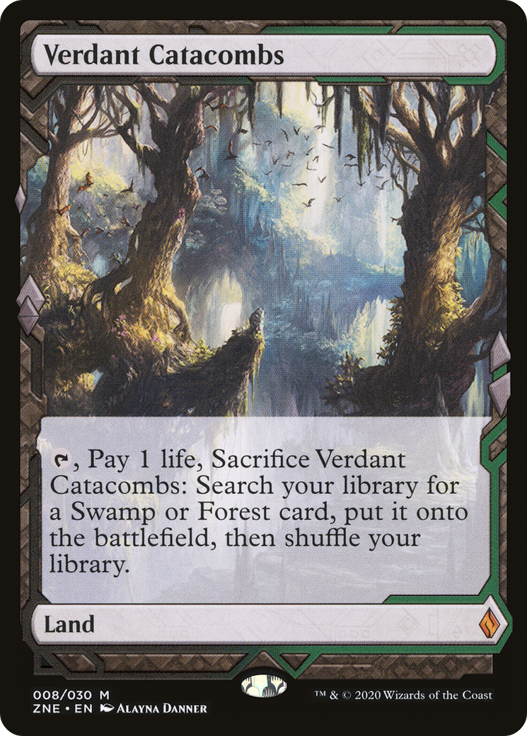 Verdant Catacombs (Expeditions) [Zendikar Rising Expeditions] Foil