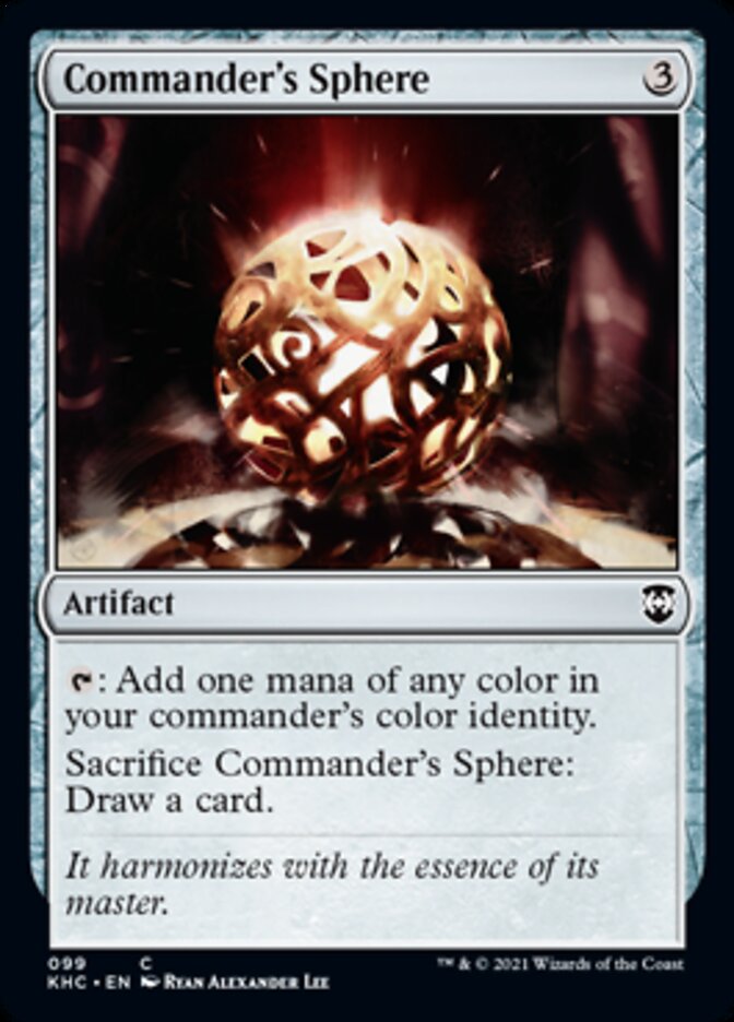 Commander's Sphere [Kaldheim Commander] | Silver Goblin