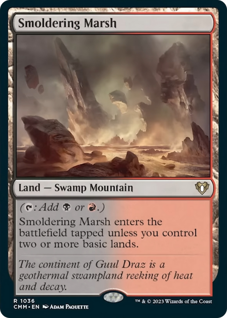 Smoldering Marsh [Commander Masters] | Silver Goblin