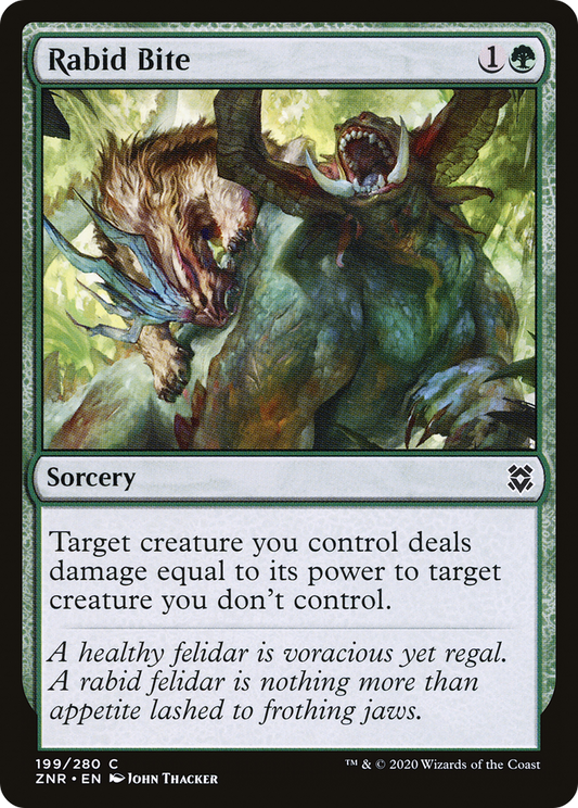 Rabid Bite [Zendikar Rising]