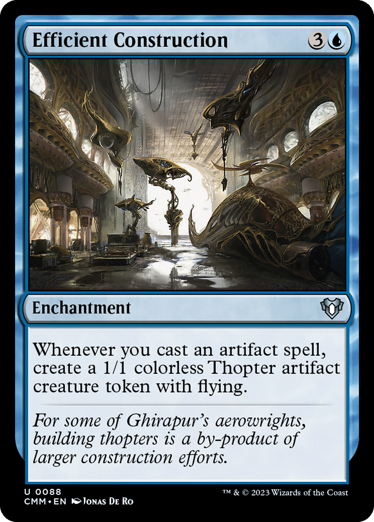 Efficient Construction (088) Foil - Commander Masters