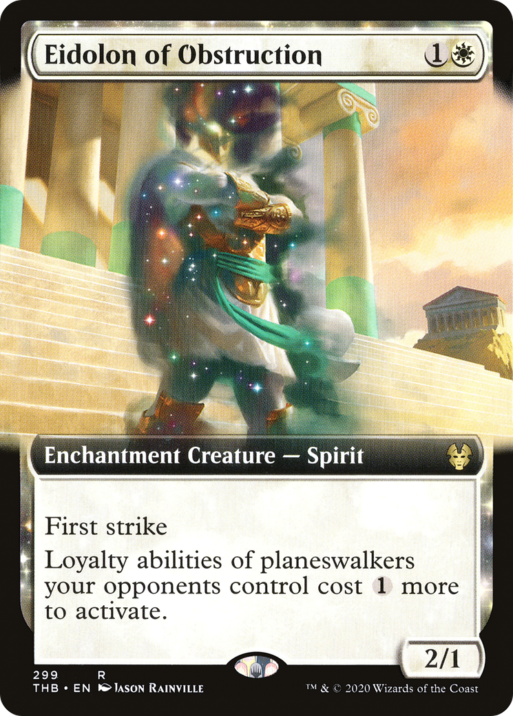 Eidolon of Obstruction (Extended Art) (299) - Theros Beyond Death Foil